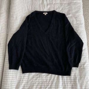 J. Crew relaxed v-neck cashmere sweater